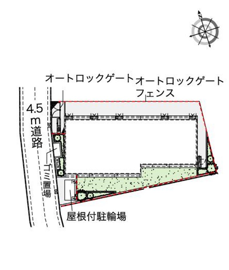 レオネクストグリーンハイツ３号 配置図