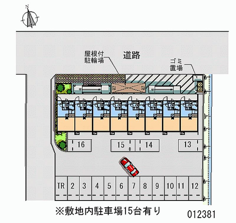 レオパレス三色吉 区画図