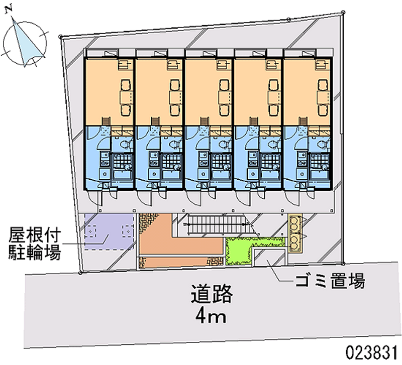 レオパレスカンパネラ 区画図