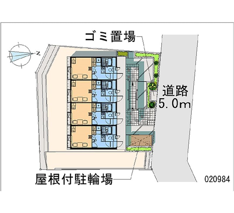 レオパレスヒルズ 区画図
