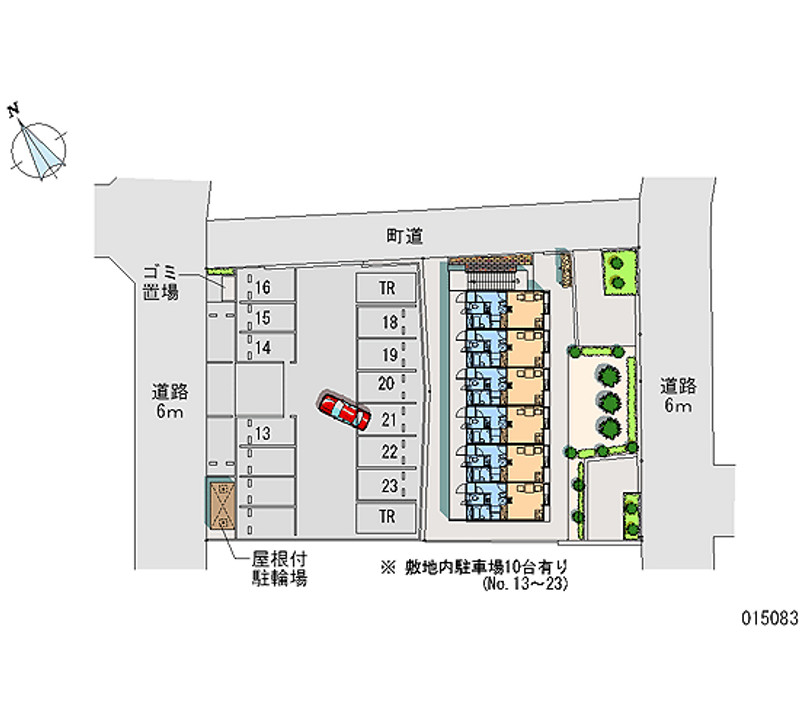 15083 Monthly parking lot