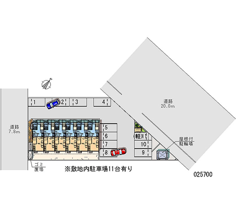 25700月租停车场