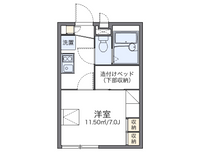 レオパレスさくらブリッサⅢ 間取り図