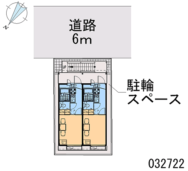 レオパレスカミサワⅡ 区画図