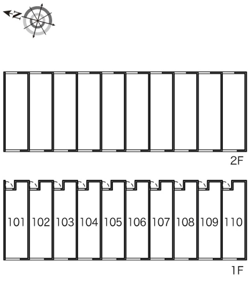 レオネクストヴィナグラート 間取り配置図