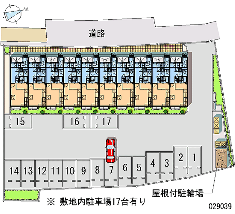 29039 Monthly parking lot