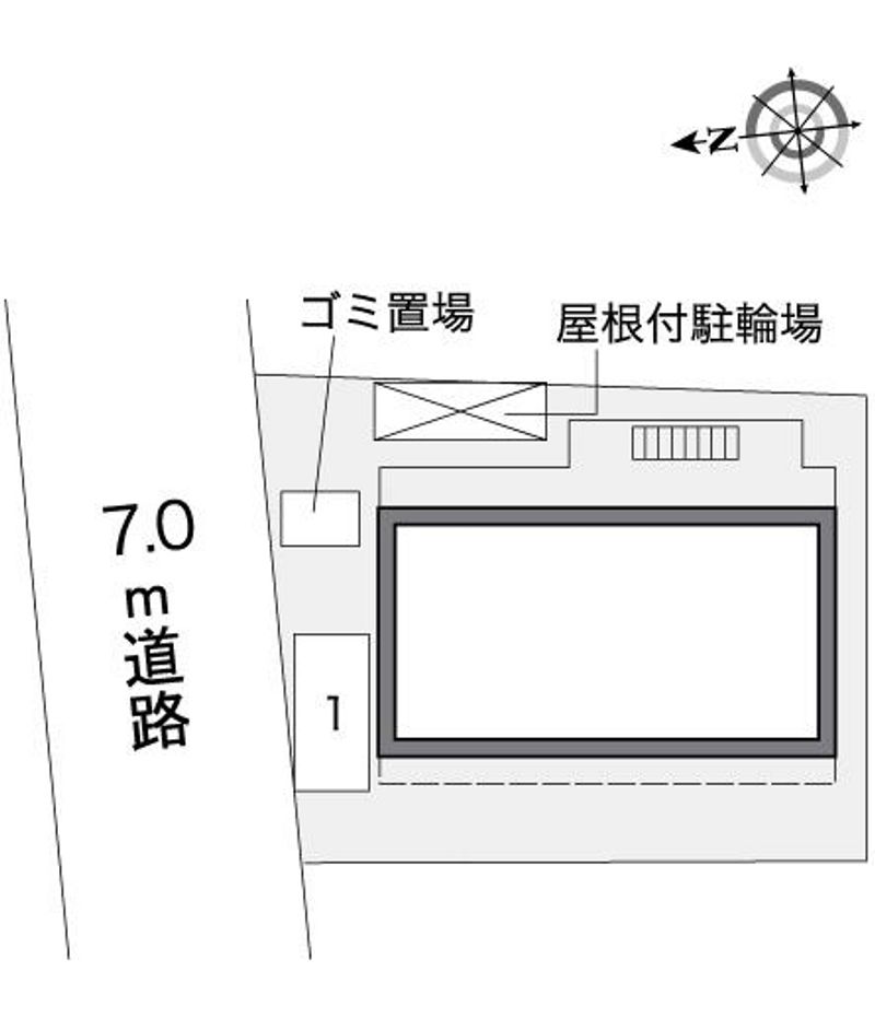 レオパレス南大和田 配置図