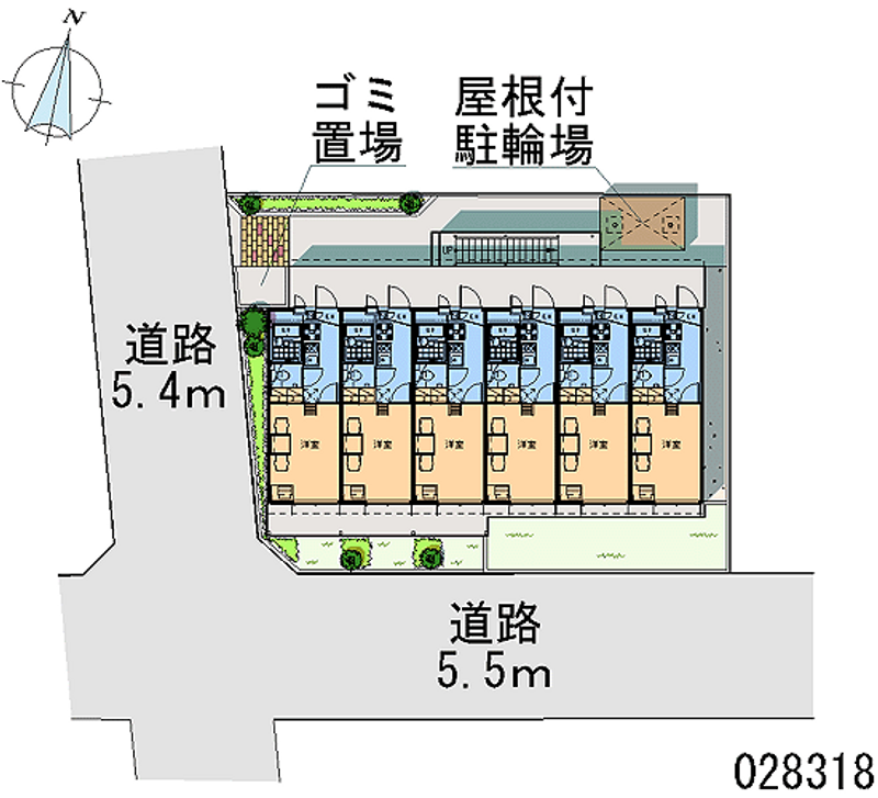レオパレス潮音 区画図