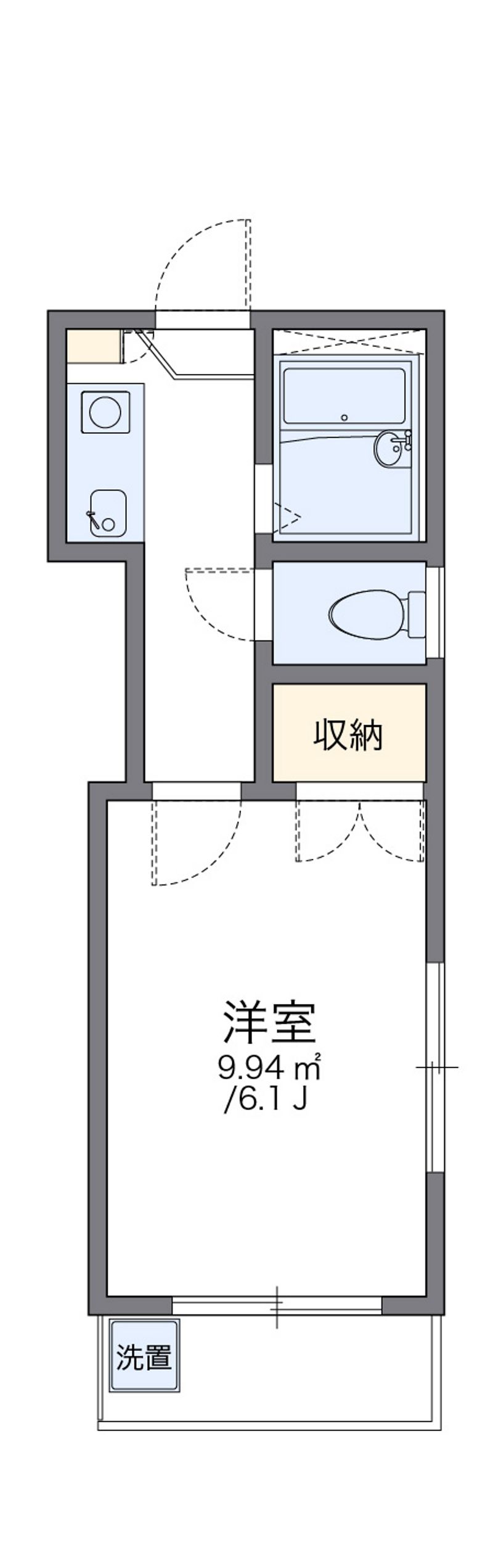 レオパレスＦＵＪＩ 間取図