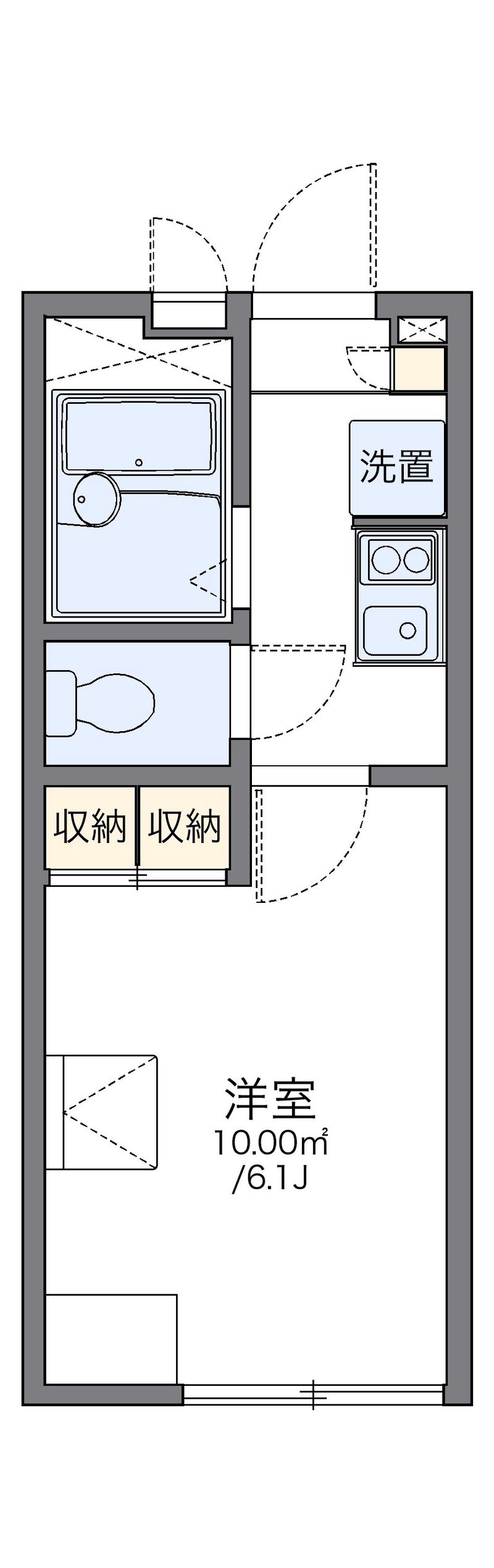 レオパレスエスポワール 間取図