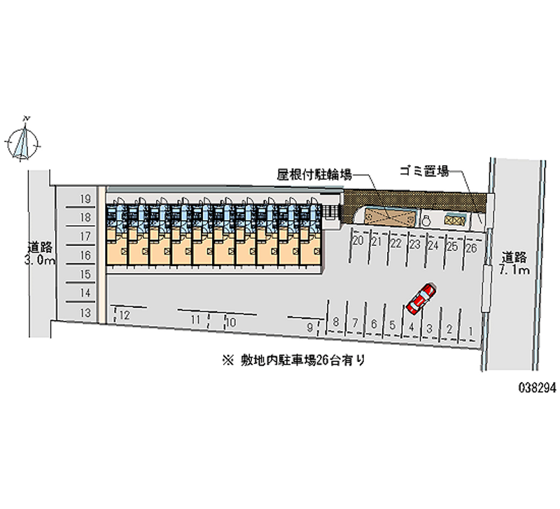 38294 bãi đậu xe hàng tháng