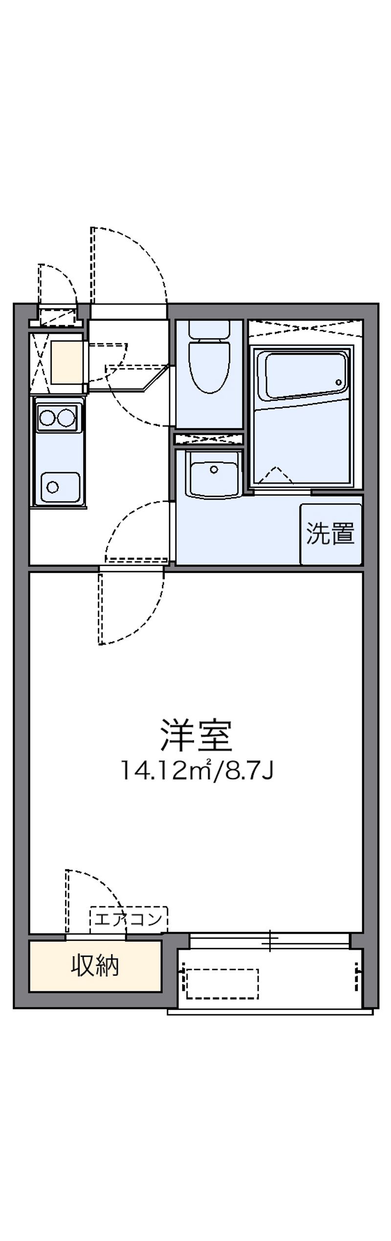 レオネクスト秋桜 間取図