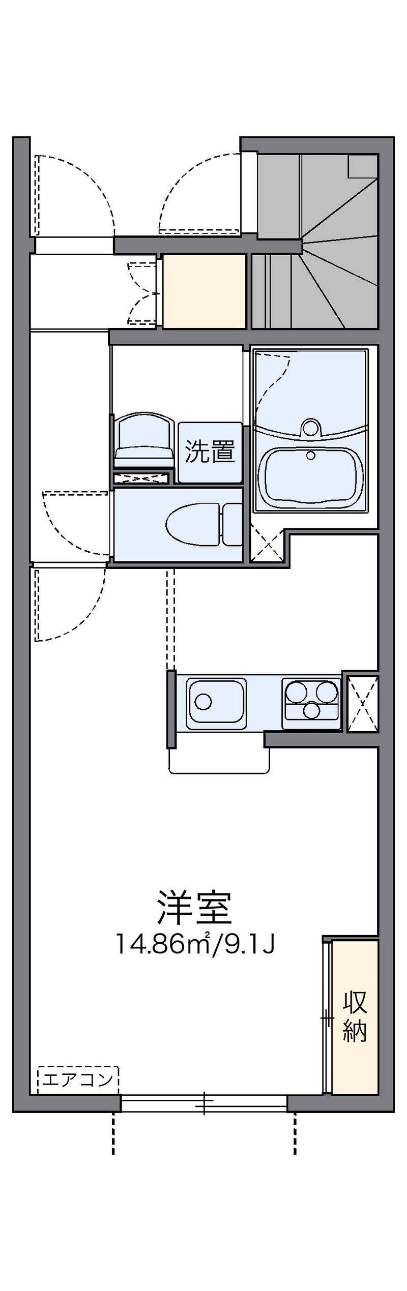 レオネクスト日新敦賀 間取図