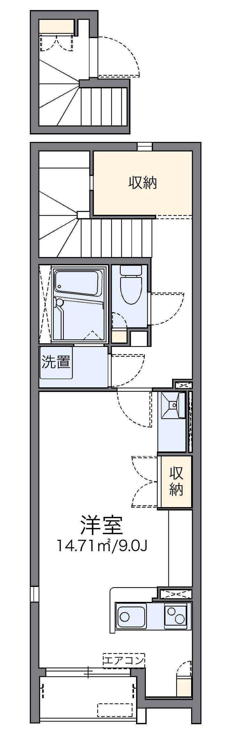 レオネクスト前浜 間取図
