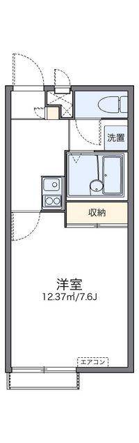 レオパレスメゾン　マドレーヌ 間取り図