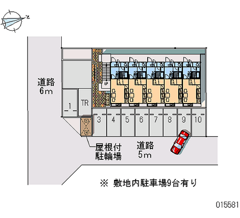 レオパレスあさひ 月極駐車場