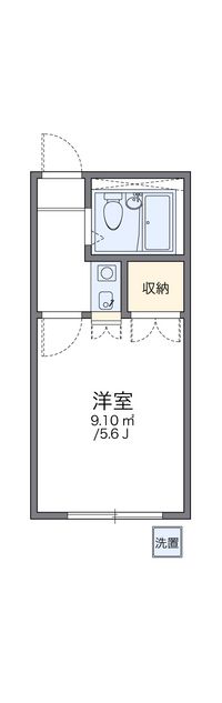 レオパレスフォンテーヌ 間取り図