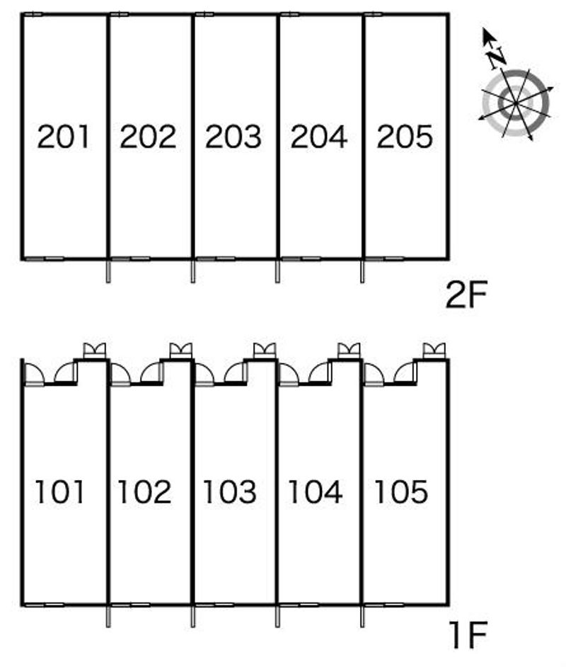 レオパレスマ　メゾン２ 間取配置図
