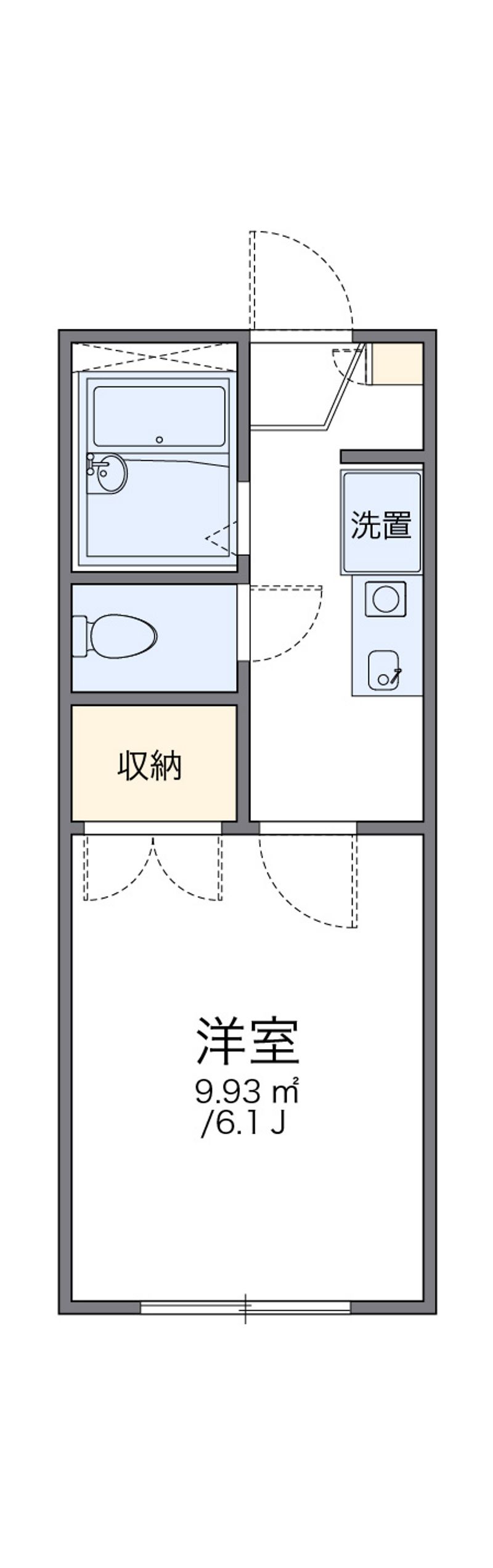 レオパレスエフハイム 間取図