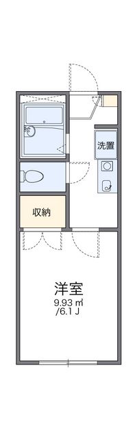 レオパレスエフハイム 間取り図