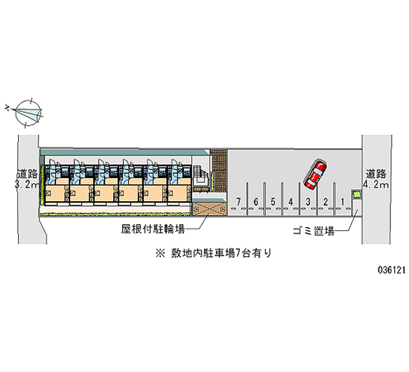 36121 Monthly parking lot