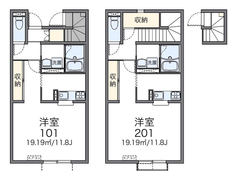 レオネクストＲＵＩ 間取図