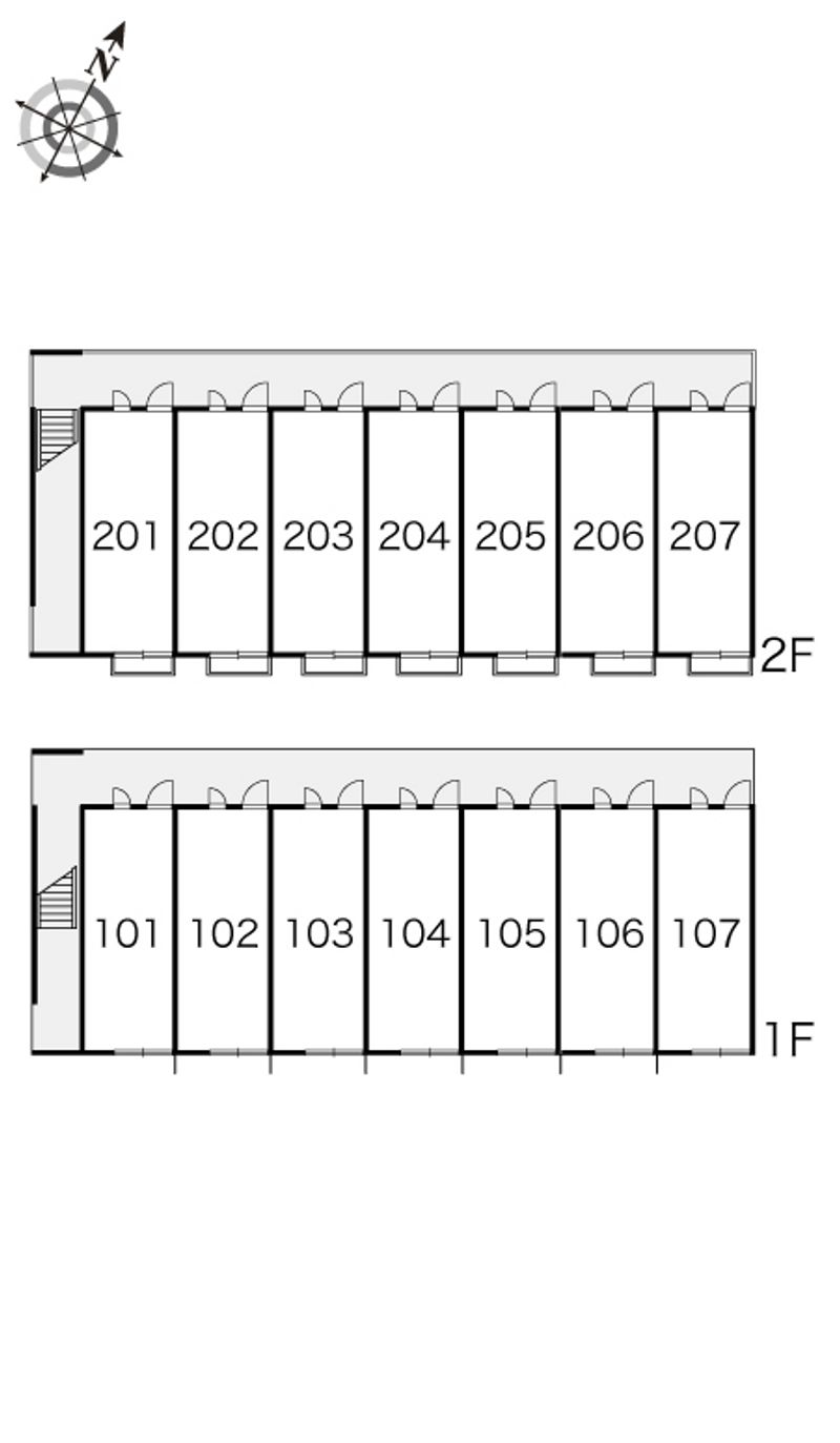 レオパレスＷｅｌｌ 間取配置図