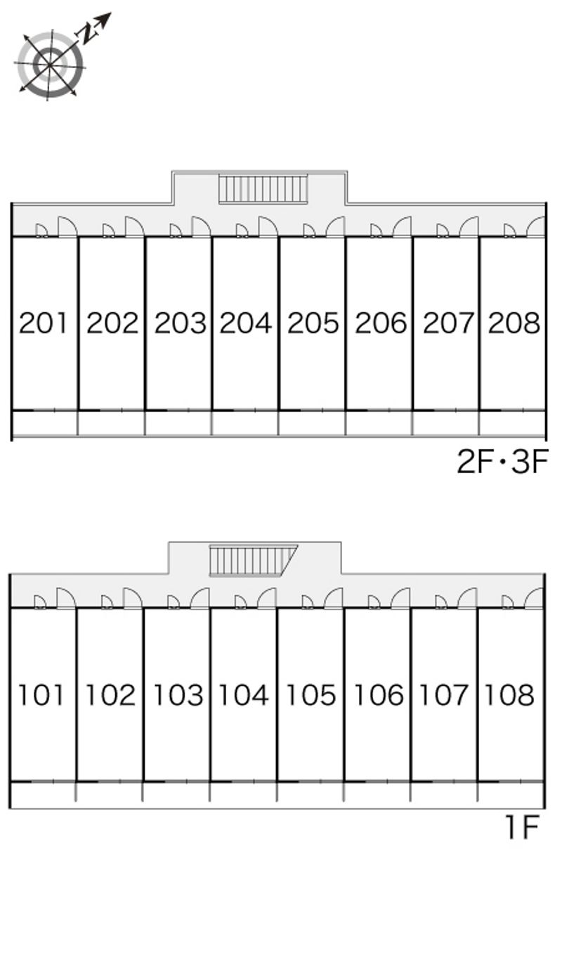 レオパレスＣａｓａＡｖｅｎｕｅ　Ⅲ 間取り配置図