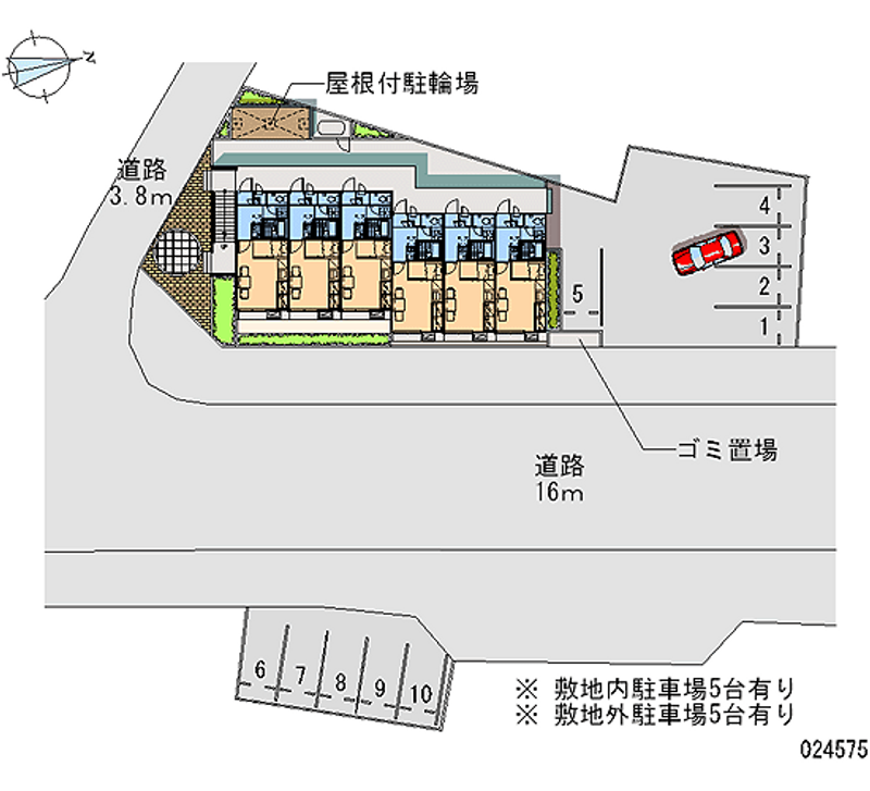 レオパレスチェリオ 月極駐車場