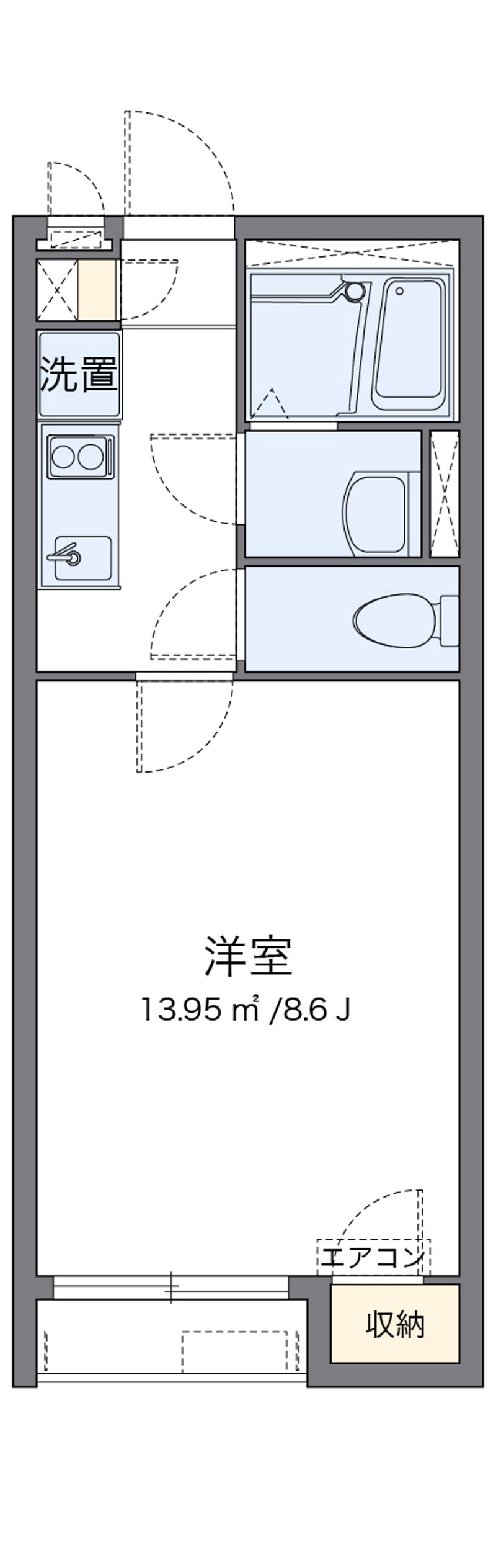 クレイノ光和Ｂ 間取り