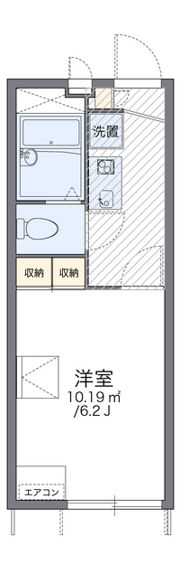 レオパレスエトワール津田西町 間取り図