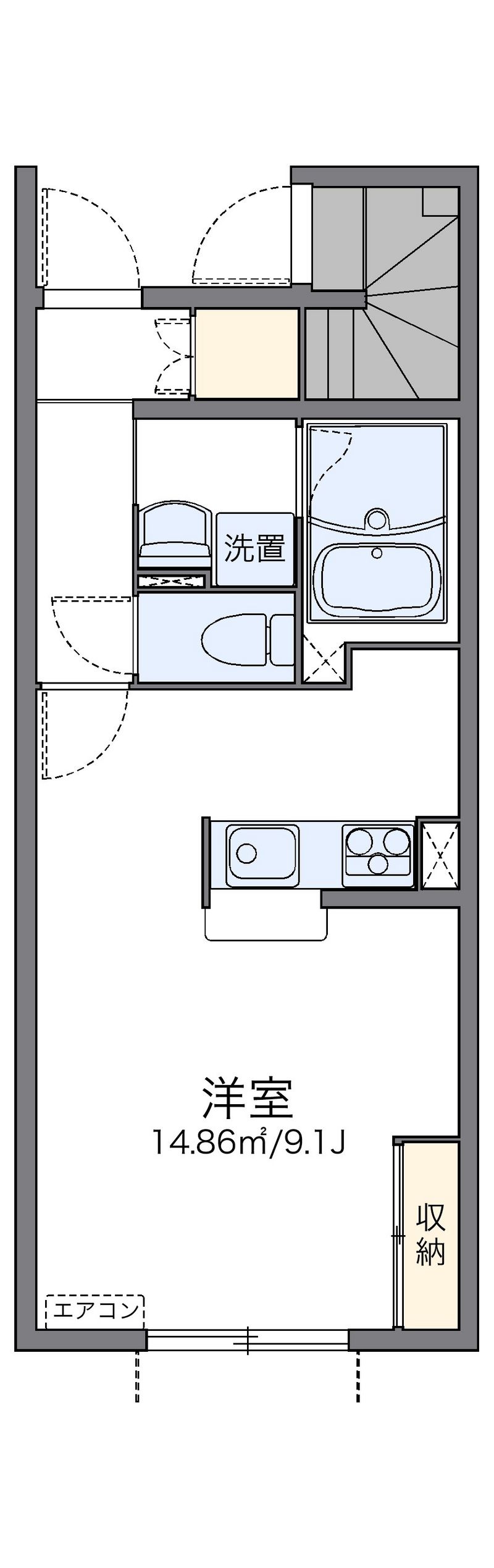 レオネクスト靜Ⅱ 間取図
