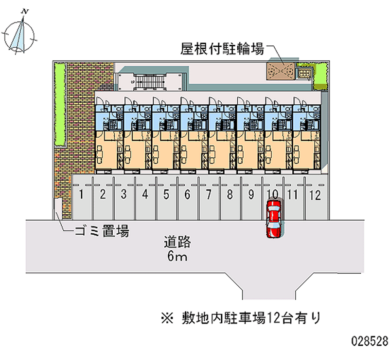 レオパレス明良 区画図