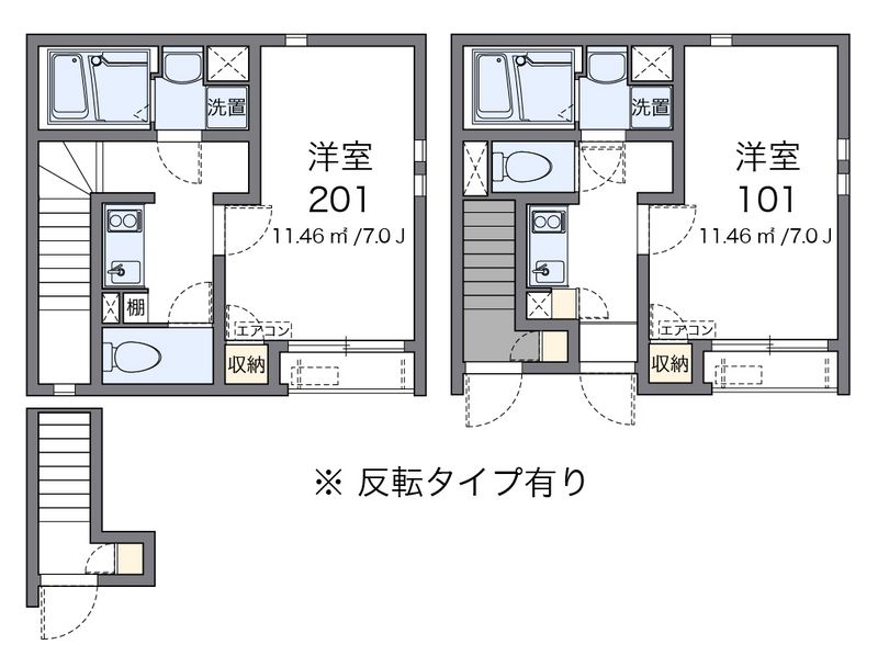 クレイノアクアパレス 間取図