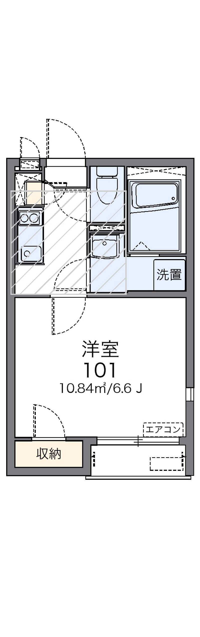 レオネクストＣＨＡＣＨＡ 間取図