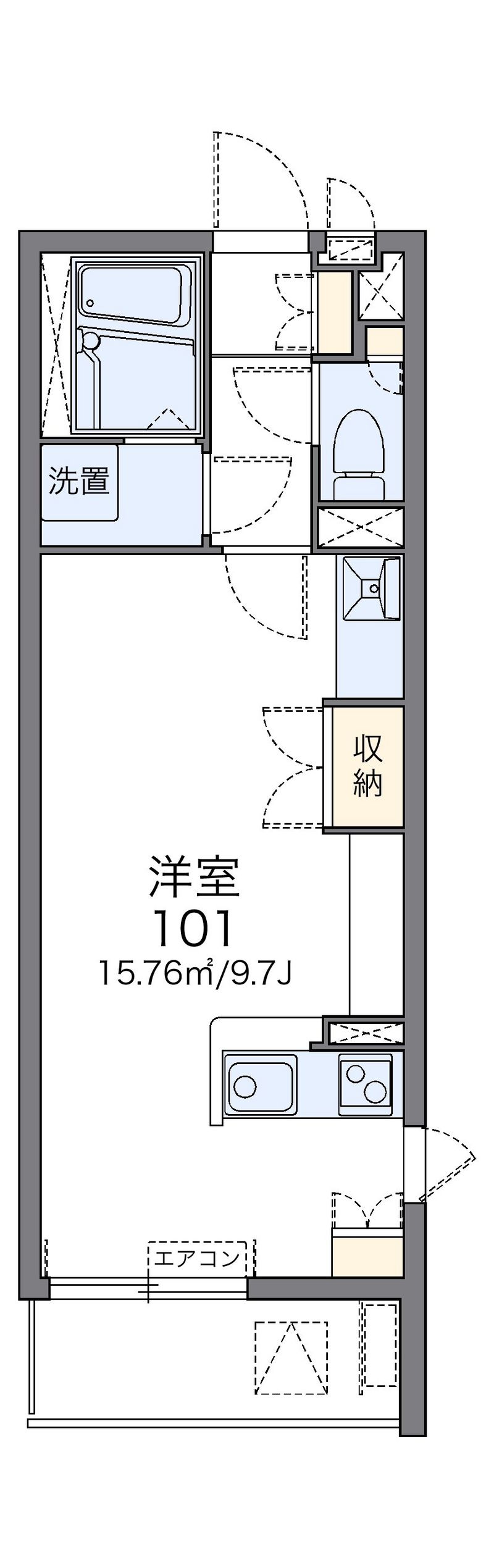 レオネクストパルテノン山王 間取図