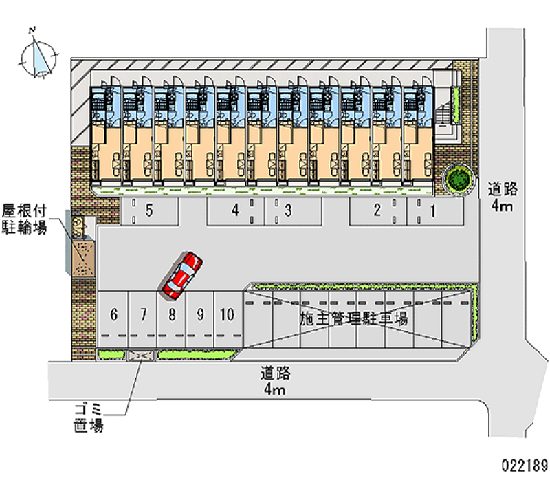 22189 bãi đậu xe hàng tháng