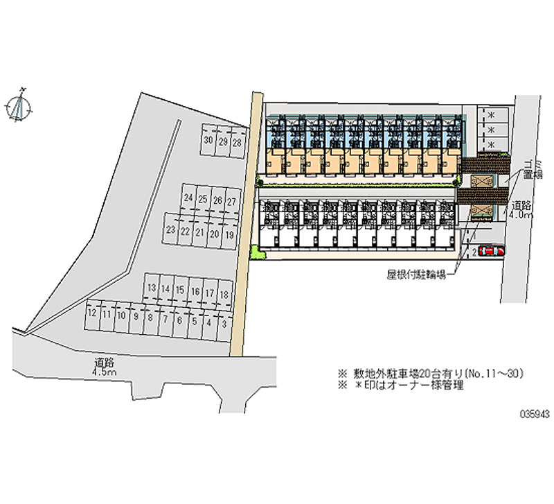 35943 bãi đậu xe hàng tháng