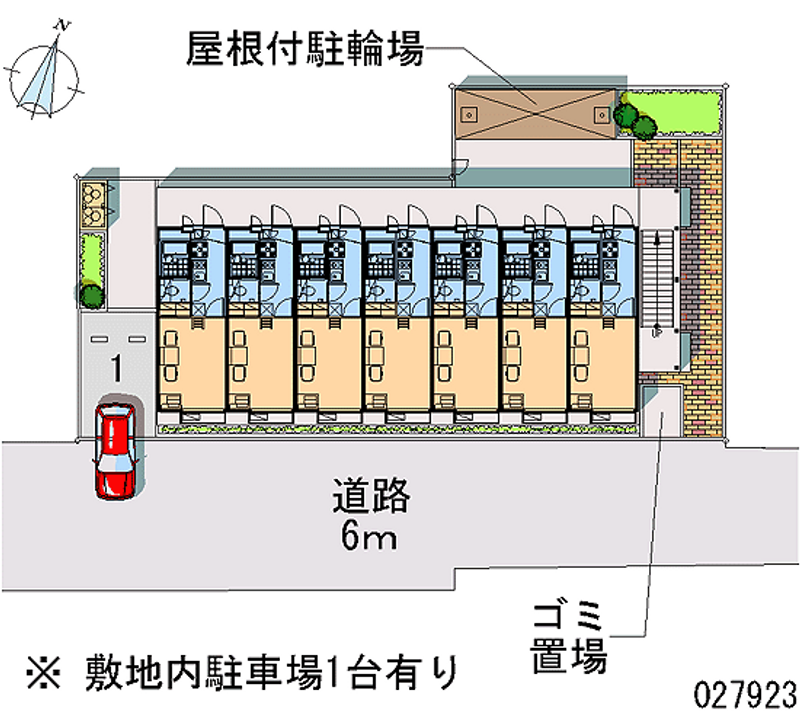 レオパレスインフィニティ　ｔｋ 区画図