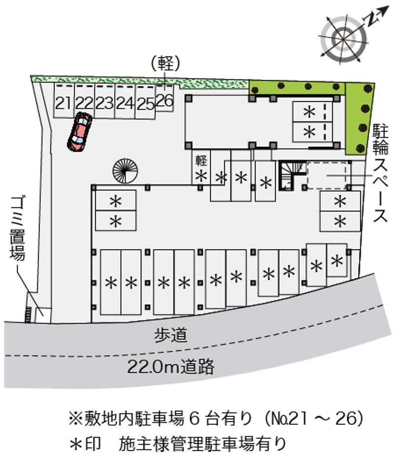 クレイノメゾン　ＺＥＮ 配置図