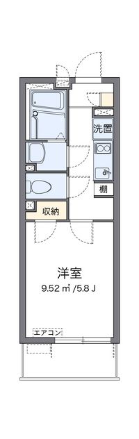 クレイノ大森町 間取り図