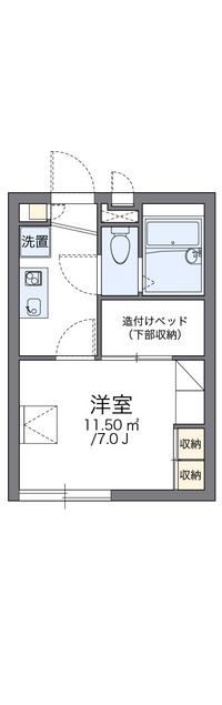 レオパレス野島４３ 間取り図