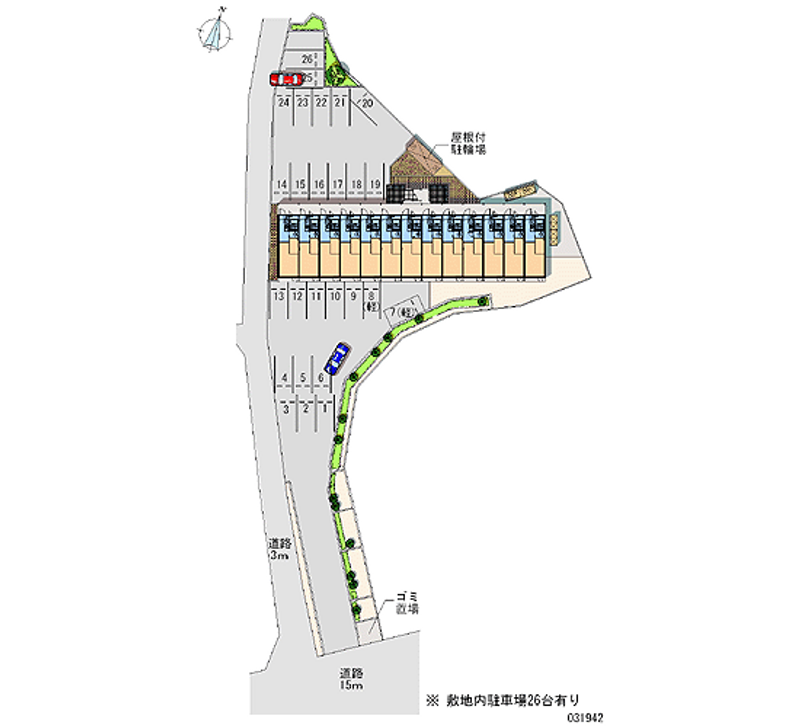 レオパレス和合 月極駐車場