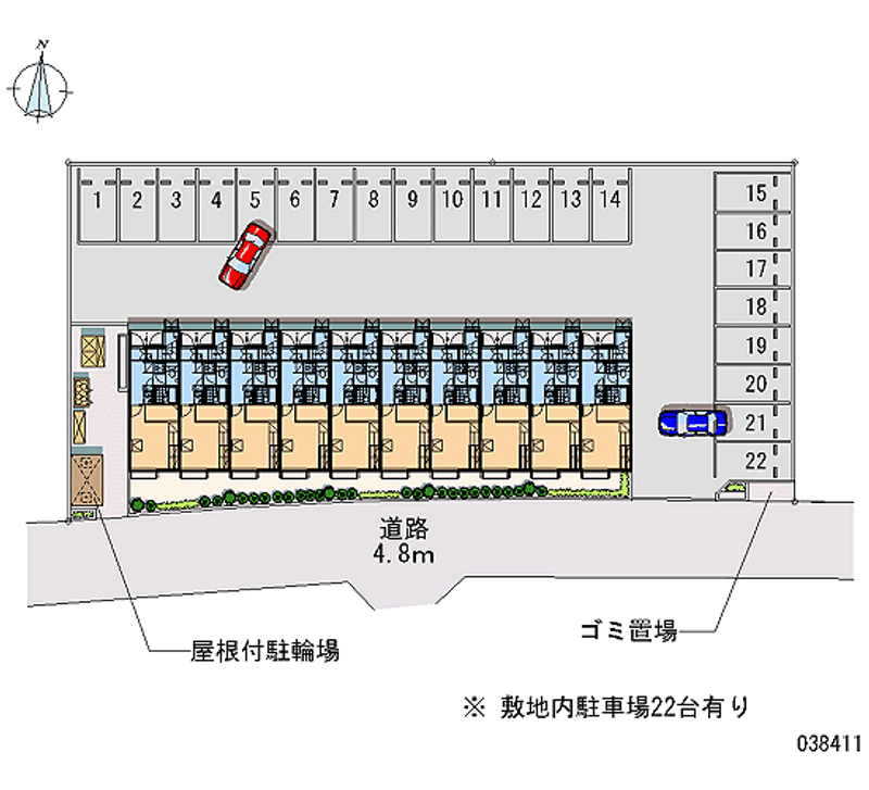 38411 Monthly parking lot