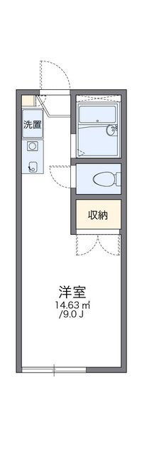 レオパレスグリーングラス 間取り図