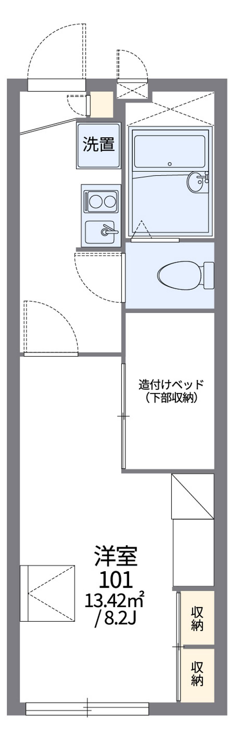 レオパレスＭＡＣＨＩＤＡ 間取図