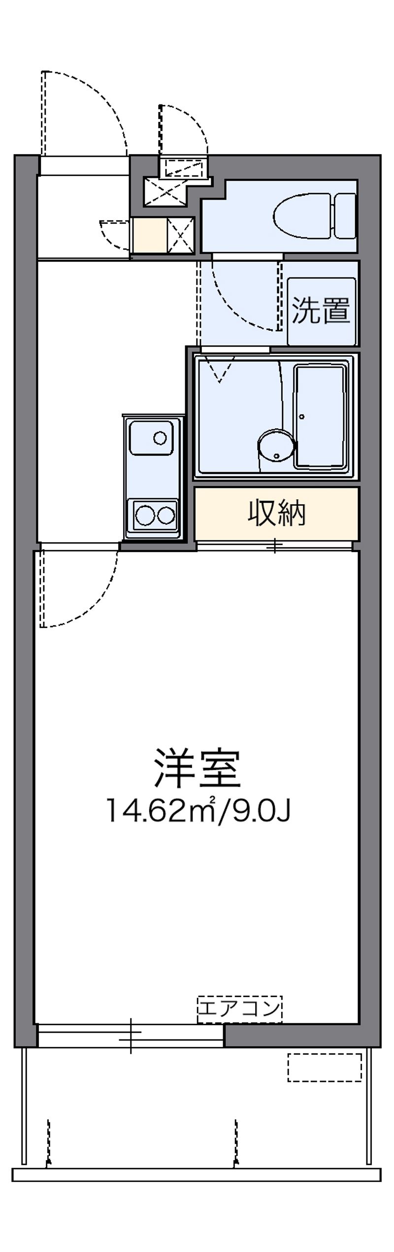 レオネクストアウル 間取図