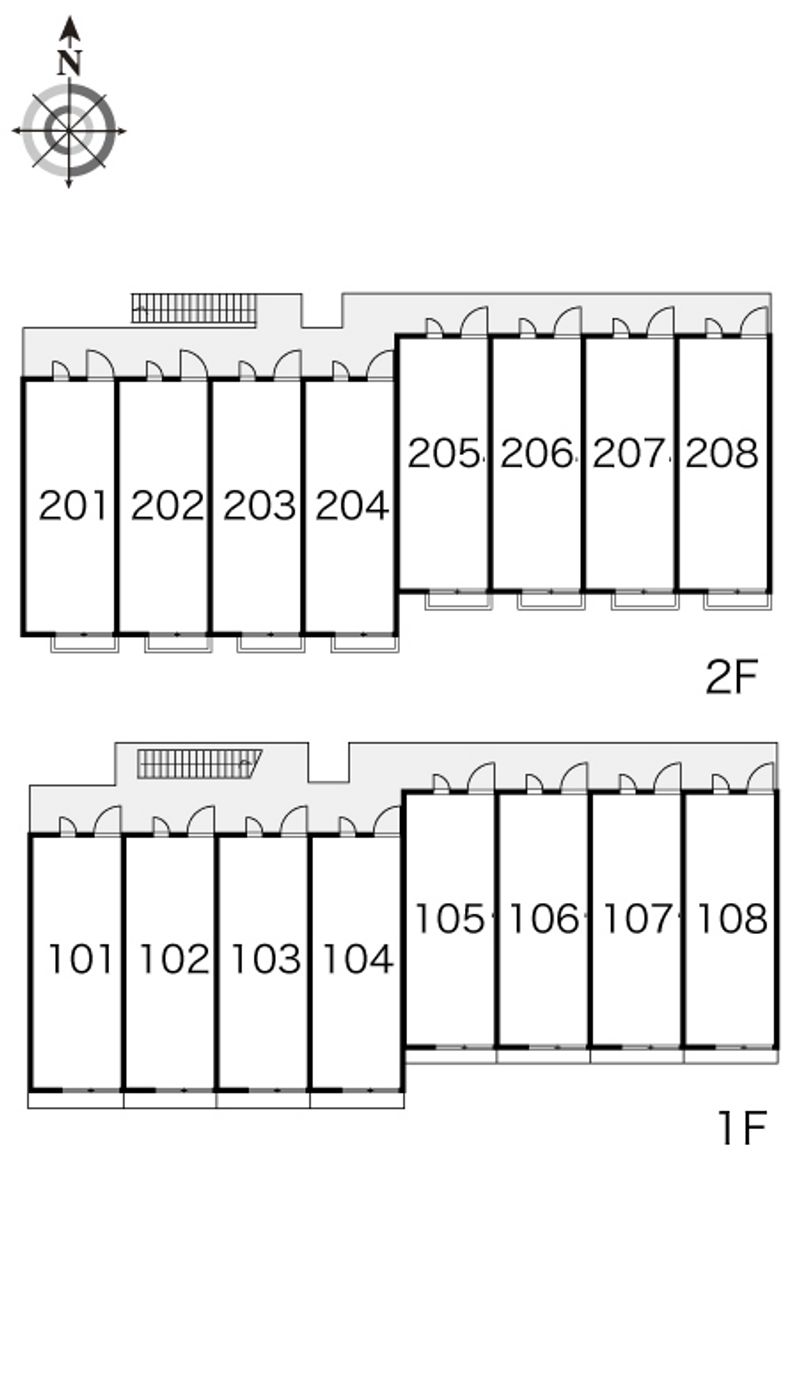 レオパレスプリムラ 間取配置図