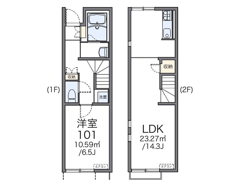 レオネクストＣＡＳＡ　タカノ 間取図