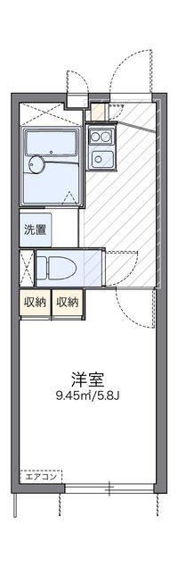 レオパレスＳＵＤＡＯ　２１ 間取り図